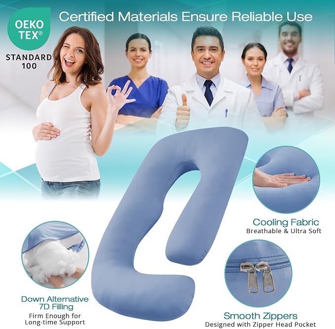 Sasttie Cooling Pregnancy Pillows - Image 3