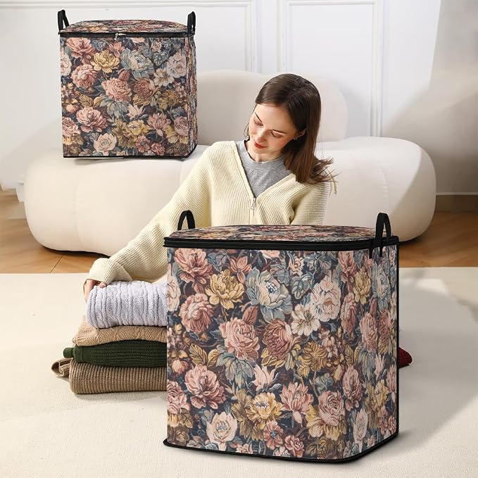 2pcs blanket storage bag for under bed, closet organizers 95L | clothing - Image 5
