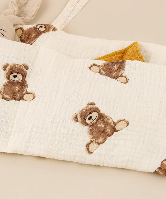 Baby Bedside Hanging Bags Storage Organizer Milk Bottle Toy Crib Baby Nappy-Bag - Image 4