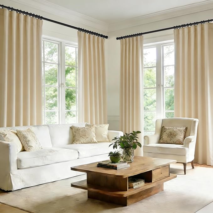 Room Divider Blackout Curtain Track Curtains Wall Dividers Panels Screen - Image 5