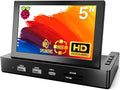 ROADOM 5'' Mini Monitor with Raspberry Pi Mount Holes & USB HUB, Type-C One-Cable Connection&Speakers, All-in-One Storage Dock, Pocket IPS Screen for PC monitoring/Gaming/AIDA64/Streaming Partner