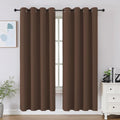 CUCRAF Brown Blackout Curtains 72 inch Length, Thermal Insulated Room Darkening by CUCRAF