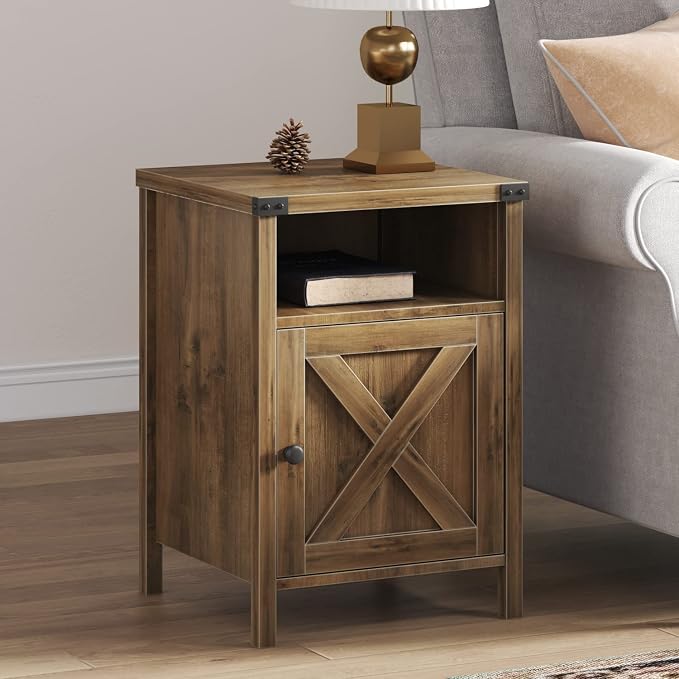 Farmhouse End Table, Nightstand - Image 6