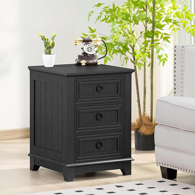Joaxswe Farmhouse Nightstand - Image 7