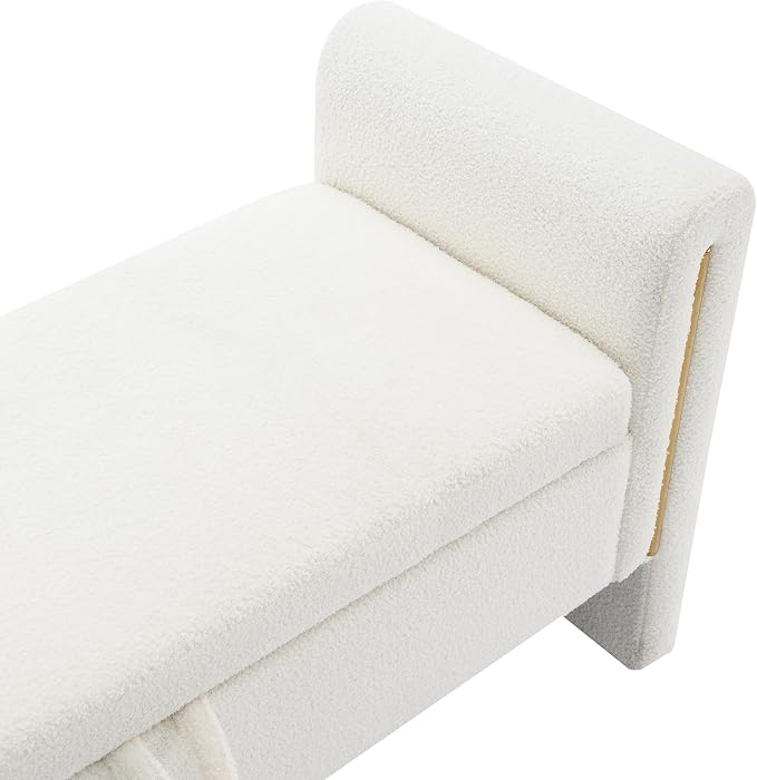 Modern Teddy Fabric Bed End Bench - Image 9