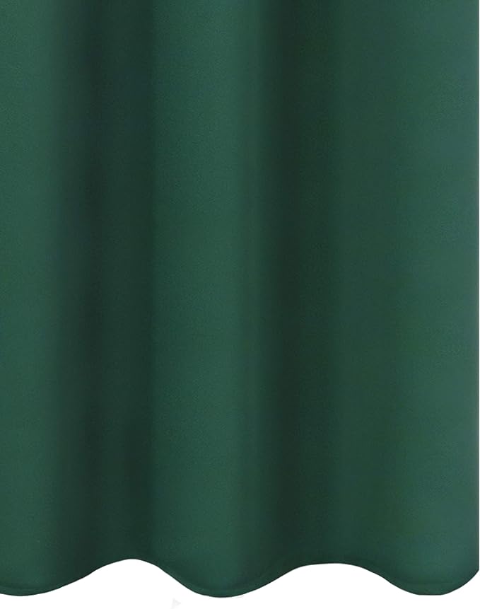 Dark Green Bedroom Blackout Curtains/38 x 63 Inch Long/Set of 2 Curtain - Image 9