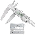 Mxmoonfree 12-Inch Digital Caliper with 4-Inch Jaw Depth, Precision Measuring Tool, Full Metal Frame, Large LCD Screen, Resolution 0.0005"/0.01mm, Ideal for Professionals & Hobbyists
