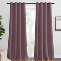 NICETOWN Dry Rose Blackout Curtains 102" Long by NICETOWN