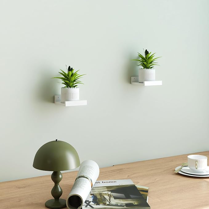 Small White Floating Shelves for Wall, Shelf - Image 2