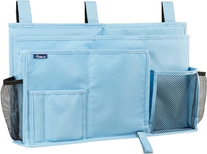 Surblue Bedside Caddy Hanging Bed Organizer Storage Bag Pocket by SURBLUE