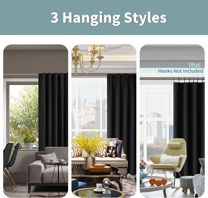 BGment Full Blackout Curtains - Image 3