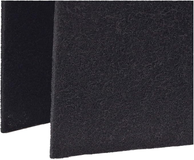Breathe Naturally Universal 12x48 Cut-to-Fit Activated Carbon Filter (4 Pack) Charcoal Air Filter Sheet for Air Purifiers