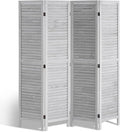 VEVOR Wood Room Divider, 4 Panel Folding Privacy Screen, 66.9 Inches Tall by VEVOR