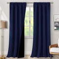 BGment Navy Blackout Curtains for Living Room 95 Inch Length 2 Panels | Thermal by BGment
