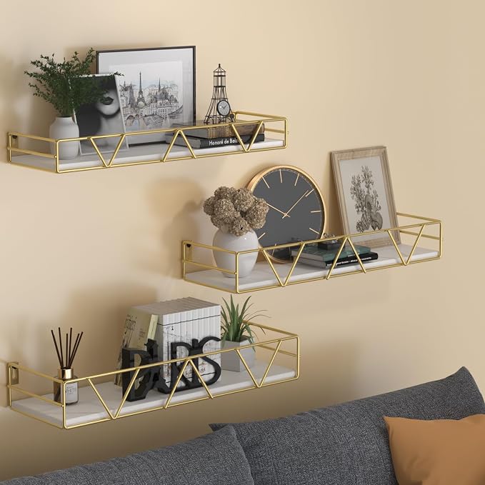 Floating Shelves Set of 3, Wood Wall Shelf, Farmhouse Shelf - Image 2