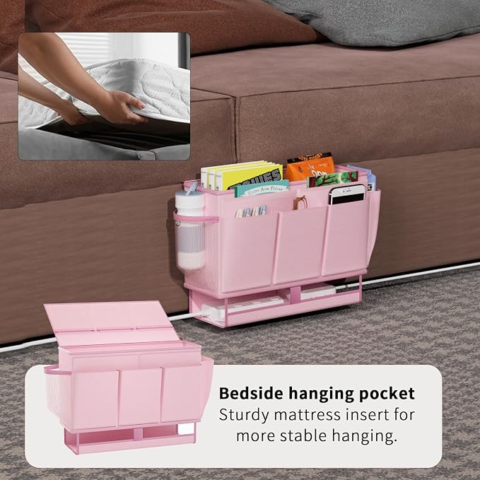 Bedside Caddy Organizer, Bed Caddy - Image 4