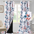 H.VERSAILTEX 100% Blackout Curtains 108 inch Length 2 Panels Set Cattleya by HVERSAILTEX