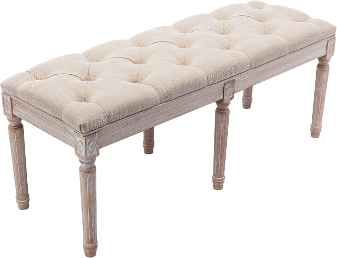 chairus Fabric Upholstered Dining Bench - Image 6