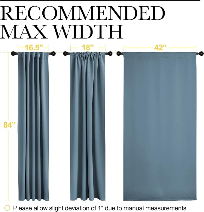 NICETOWN Vertical Blinds Window Curtain Panels - Image 7