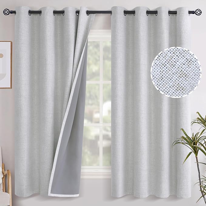 YoungsTex Linen Textured Blackout Curtains by YoungsTex