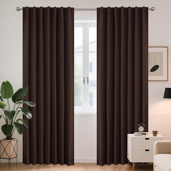 Joydeco 72 Inch Blackout Curtains by JOYDECO