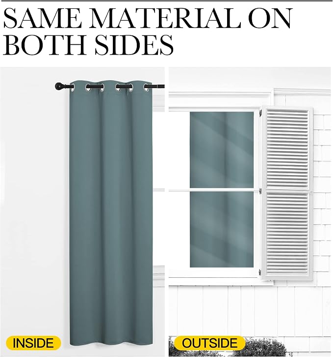 NICETOWN Privacy Room Divider Curtain Screen Partitions, Closet Door Curtain - Image 6