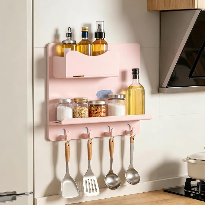 Bedside Shelf Wall Mount, Adhesive Bedside Shelf Accessories Organizer - Image 7