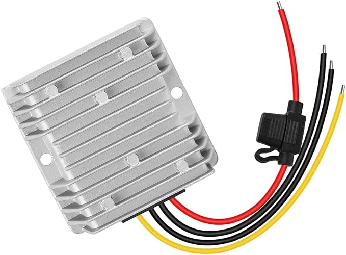 Acridine 20A 240W DC 24V 48V 36V to 12V Step Down Converter Golf Cart Voltage Regulator Reducer Waterproof Buck Transformer Wth Fuse