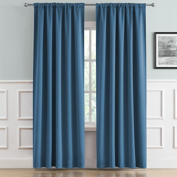 Blackout Curtains for Bedroom by DUALIFE