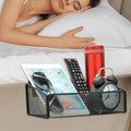 Bedside Shelf Bunk Bed Organizer Shelf Hanging Storage Metal Basket Phone Holder by OKOMATCH