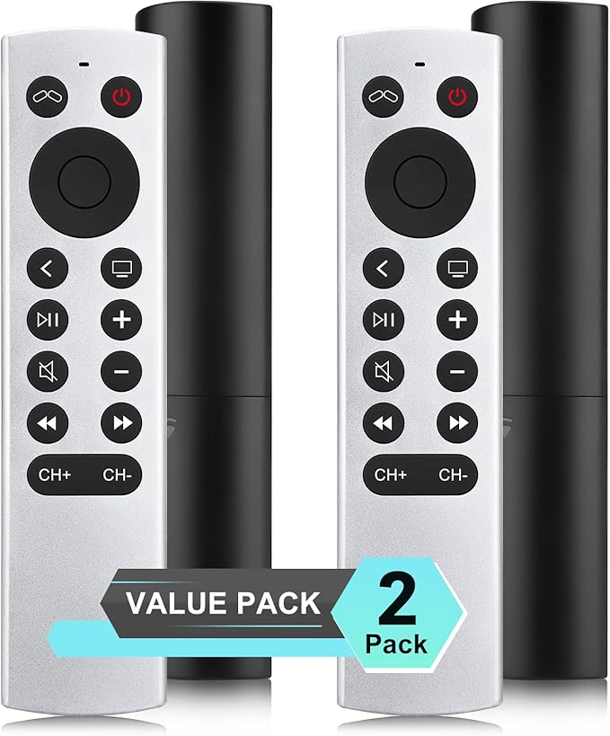(2 Pack) Replacement Remote for Apple-TV-Remote-Control 4K/HD (NOT Siri & NO Voice)