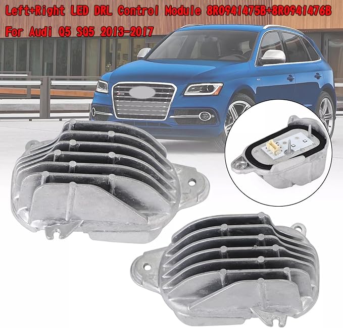 SOCAL-LED LIGHTING 8R0941475B Left Daytime Running Light DRL Headlight Insert Diode Module LED Control Unit Fits for Audi Q5 SQ5 2013-2017