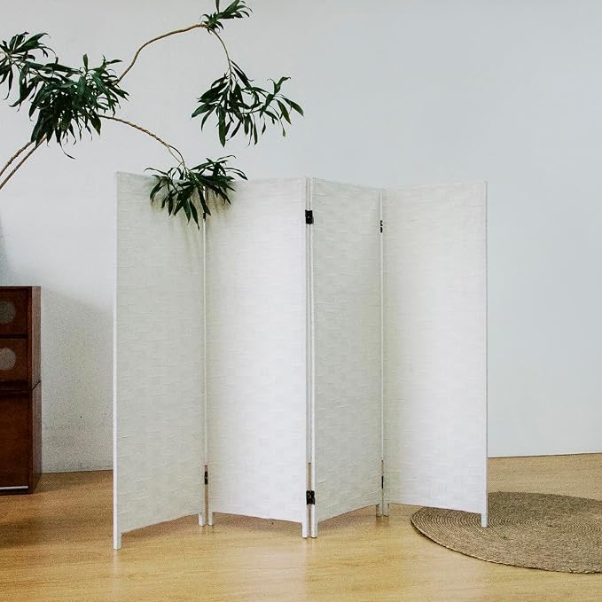 4 Panel Double Sided Short Room Divider - Image 4