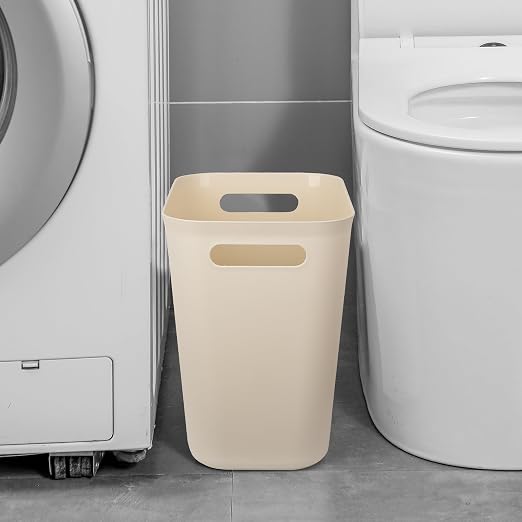 UUJOLY Plastic Small Bathroom Trash Can Wastebasket, 3.5 Gallon, Laundry Room - Image 5