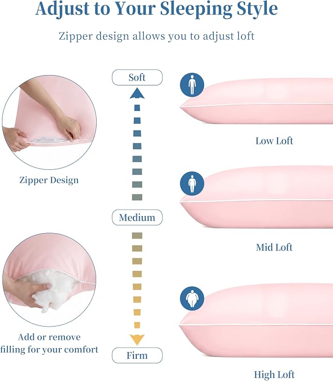 YZ HOME Full Body Pillow Insert -Large Long Bed Pillow - Image 6