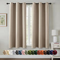 MIULEE Blackout Curtains for Bedroom 2 Panels 40 x 54 Inch Long Taupe | Thermal by MIULEE