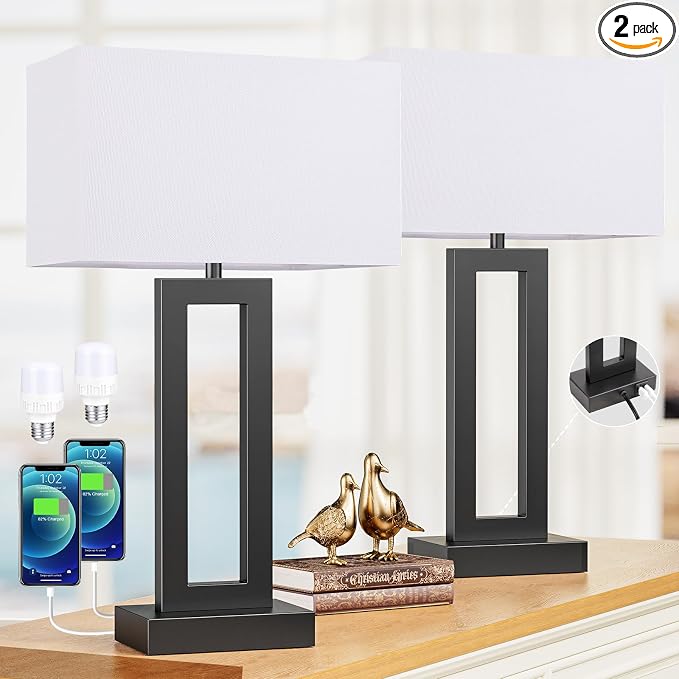 Seealle 22" Tall Living Room Lamps by SeealleLighting
