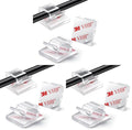 KGROTE 100PCS Cable Clips, Adhesive Wire Clips Strong Cord Clips Wire Holders by CABLECLIPS