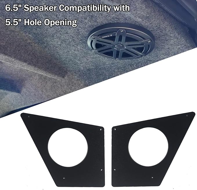Uiuilz 6.5" Speaker Adaptors Roof Mount Kit for Can Am Defender 2017-2025 | Complete Mounting Hardware Included