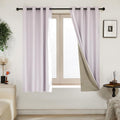 Deconovo 100% Blackout Curtains, Living Room Curtains Jacquard, 2 Panels by Unknown