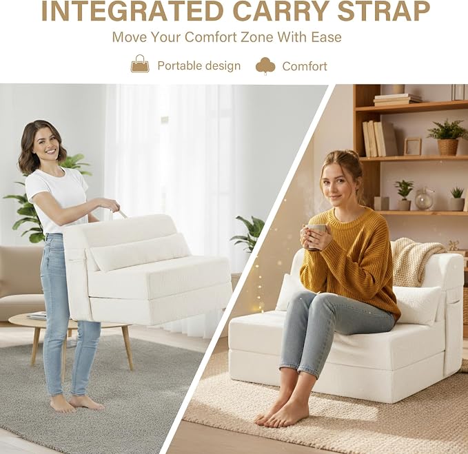 Convertible Folding Sofa Bed Single Size - Image 6