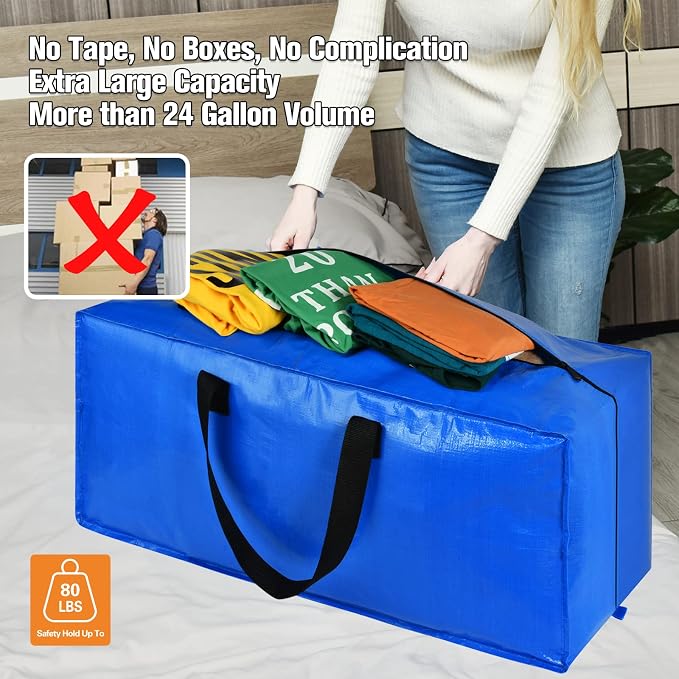 Moving Bags, Storage Totes, Extra Large Storage Bags - Image 3