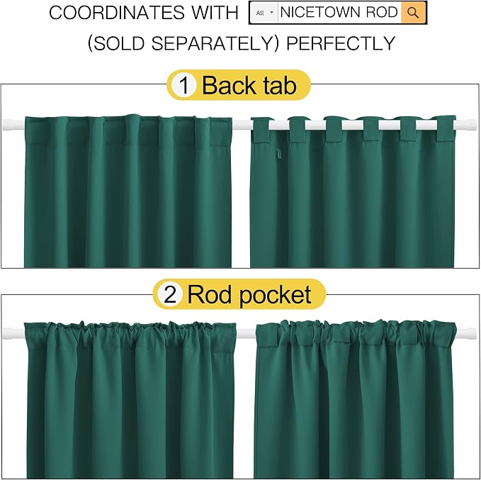 NICETOWN Blackout Window Curtains - Image 3