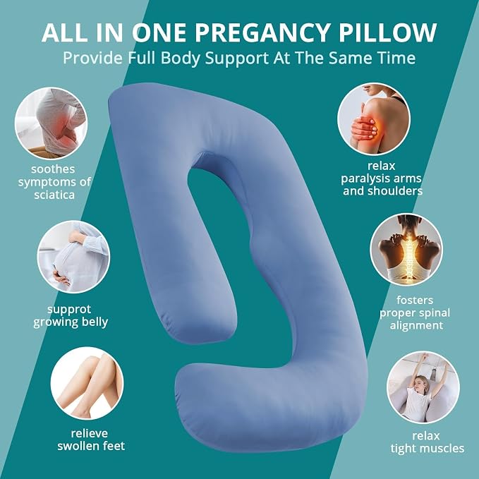 Sasttie Cooling Pregnancy Pillows - Image 7