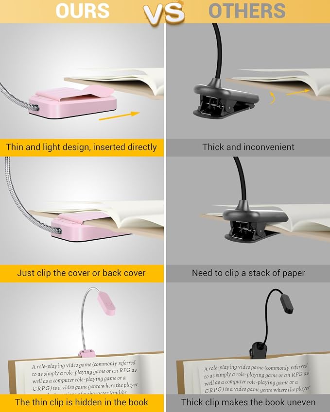2 Pack Rechargeable Book Lights - Image 4