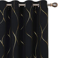 Deconovo Curtains for Living Room, Pattern Blackout Curtains 45 Inches Long | by Unknown