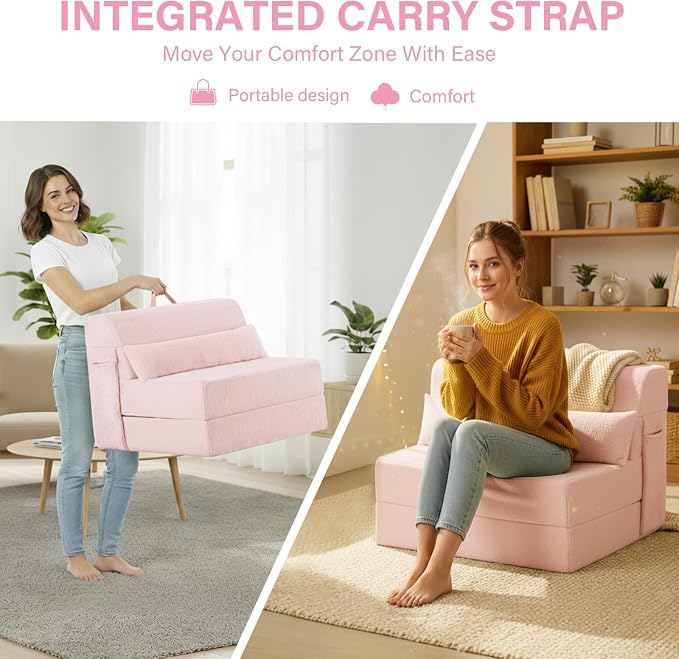 Convertible Folding Sofa Bed Single Size - Image 7