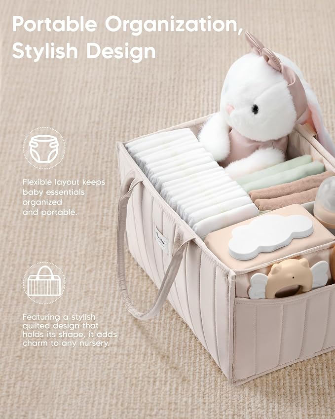 Maliton Baby Diaper Caddy Organizer - Image 5