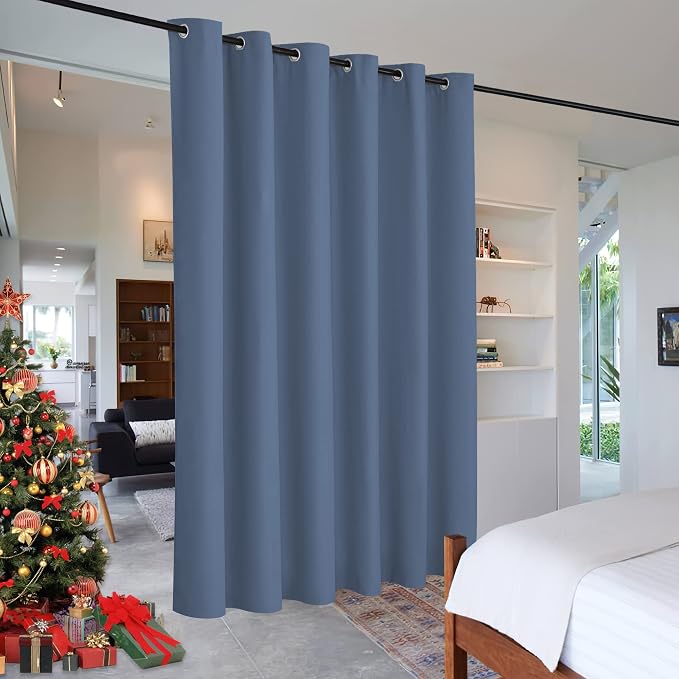 RYB HOME Privacy Room Divider Curtains Blackout by RYBHOME