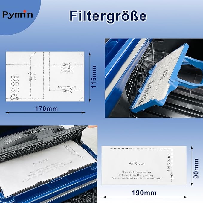 Pymin Upgraded 20 Pack GN Vacuum Dust Bags Compatiable with Miele Hoover Bags,3D Efficiency GN Vacuum Bags for Classic C1,Complete C2 C3, S227 S240, S270, S400, S600, S800,S2, S5, S8 Series
